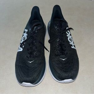 Hoka Men’s Black and White Athletic Shoes Size 12